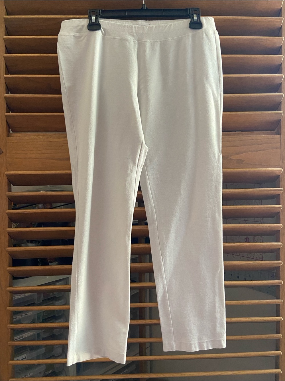 Eileen Fisher Bone Medium Ankle  Knit Pants NWOT